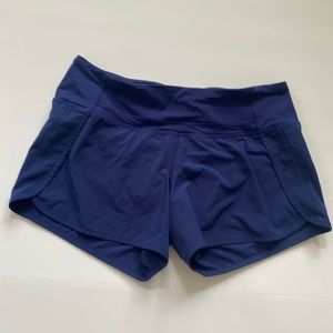 Navy Blue Speed Up Mid-Rise Short 4”